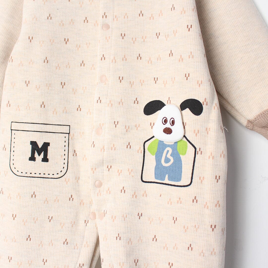 Desire Beige Winter Kids Romper Romper Iluvlittlepeople 