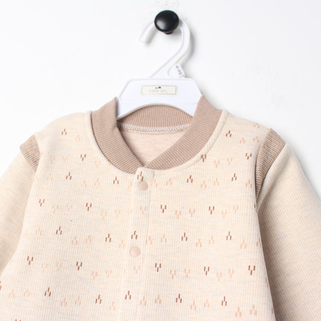 Desire Beige Winter Kids Romper Romper Iluvlittlepeople 