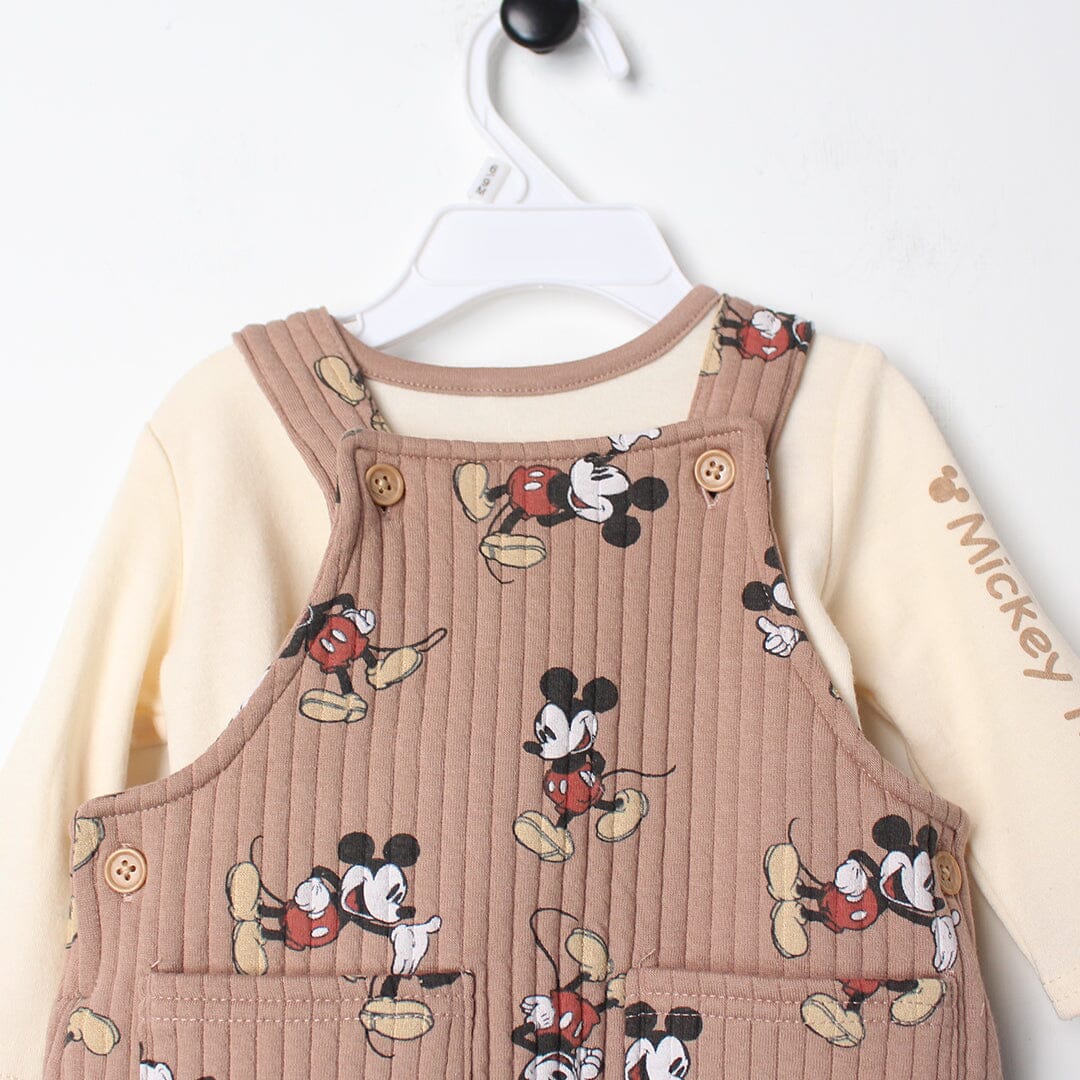 Modern Brown Winter Kids 2Pc Romper Set Romper Set Iluvlittlepeople 