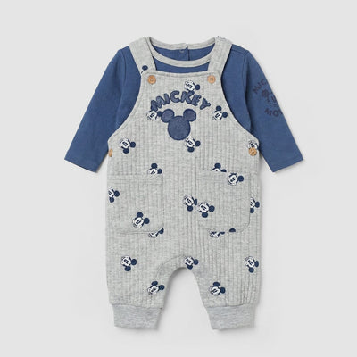 Modern Grey Winter Kids 2Pc Romper Set Romper Set Iluvlittlepeople 0-3 Months Grey Winter