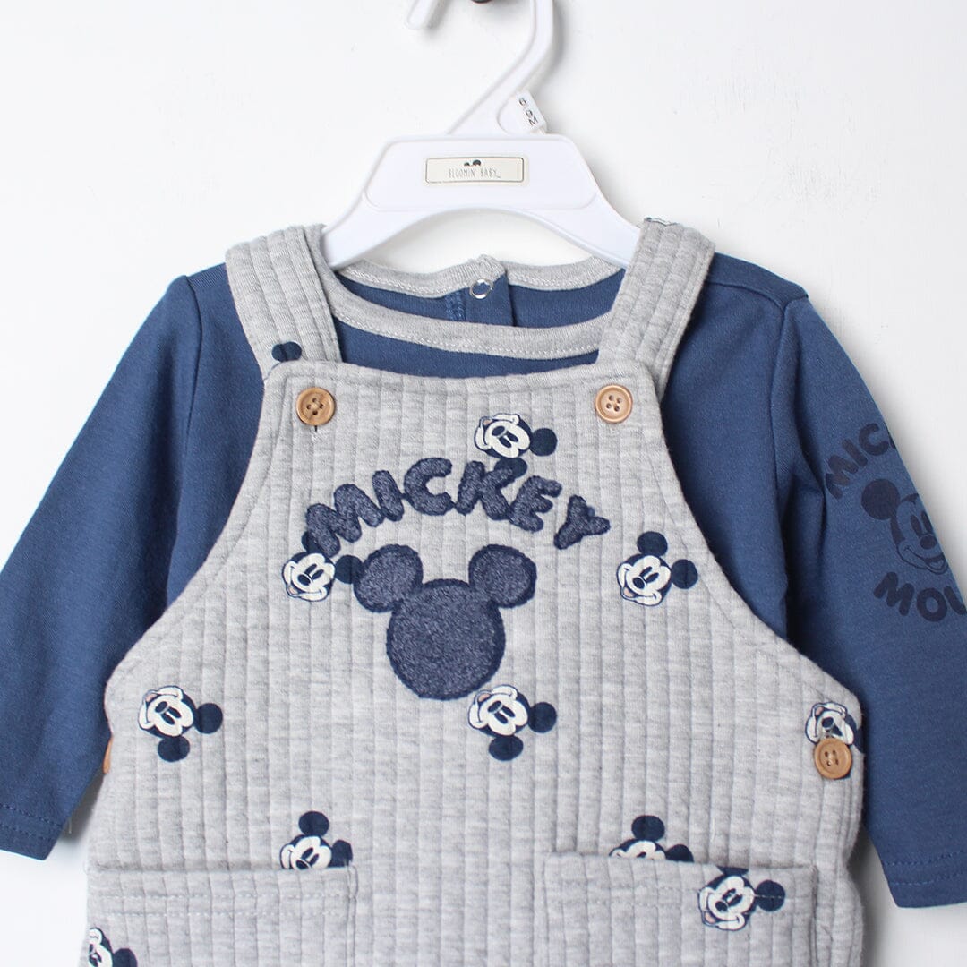 Modern Grey Winter Kids 2Pc Romper Set Romper Set Iluvlittlepeople 