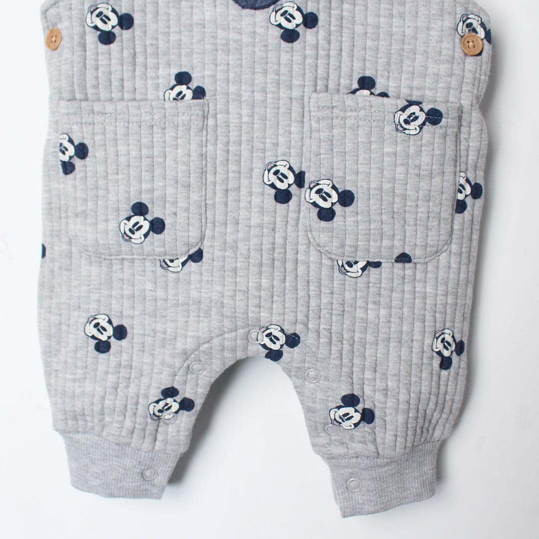 Modern Grey Winter Kids 2Pc Romper Set Romper Set Iluvlittlepeople 