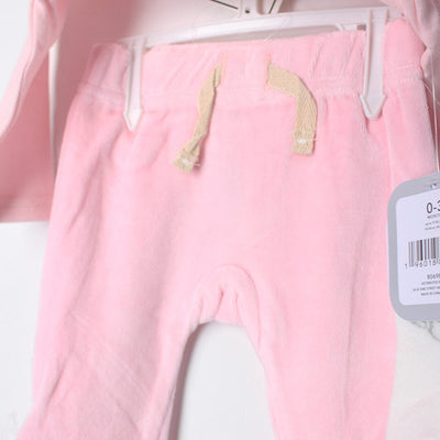 Modern Pink Winter Girls 2Pc Romper Set Romper Set Iluvlittlepeople 