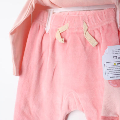 Stylish Pink Winter Girls 2Pc Romper Set Romper Set Iluvlittlepeople 