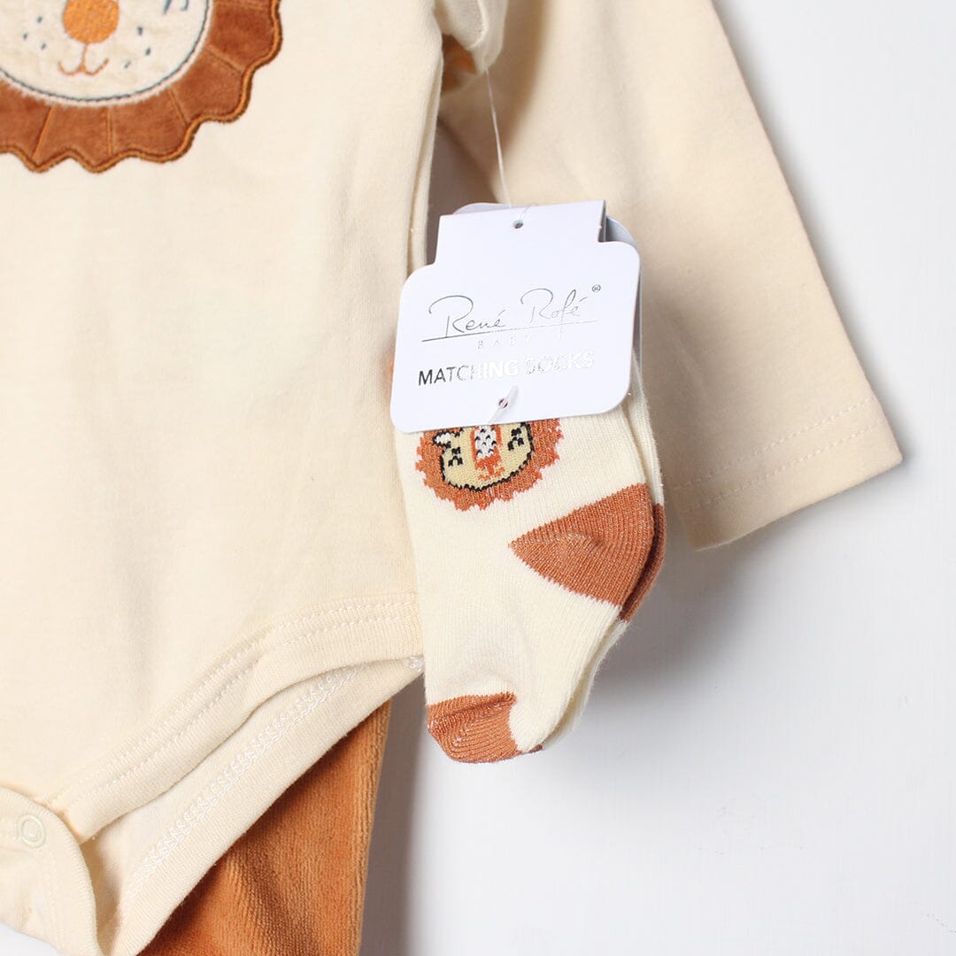 Stylish Off White Winter 3Pc Kids Romper Set Romper Set Iluvlittlepeople 