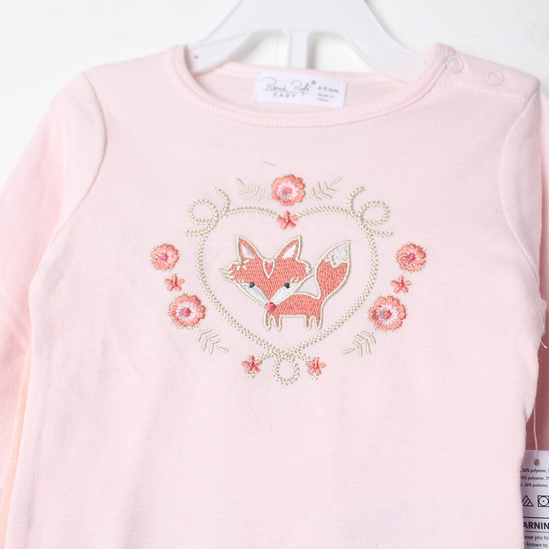 Elegant Pink Winter Girls 3Pc Romper Set Romper Set Iluvlittlepeople 