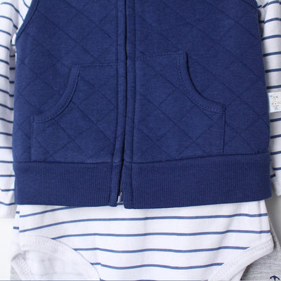 Stylish 3Pc Blue Themed Set For Boys 3Pc Boys Iluvlittlepeople 