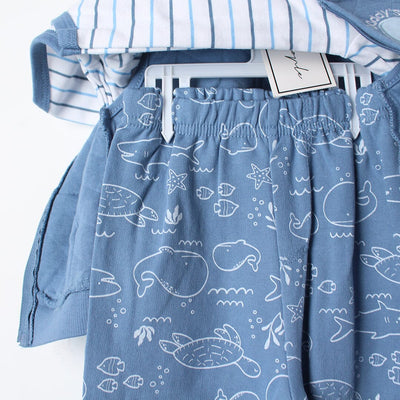 Stylish 3Pc Blue Themed Set For Boys 3Pc Boys Iluvlittlepeople 