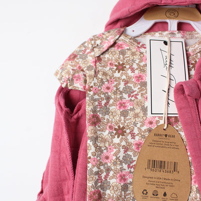 Elegant Pink Winter Girls 3Pc Romper Set Romper Set Iluvlittlepeople 