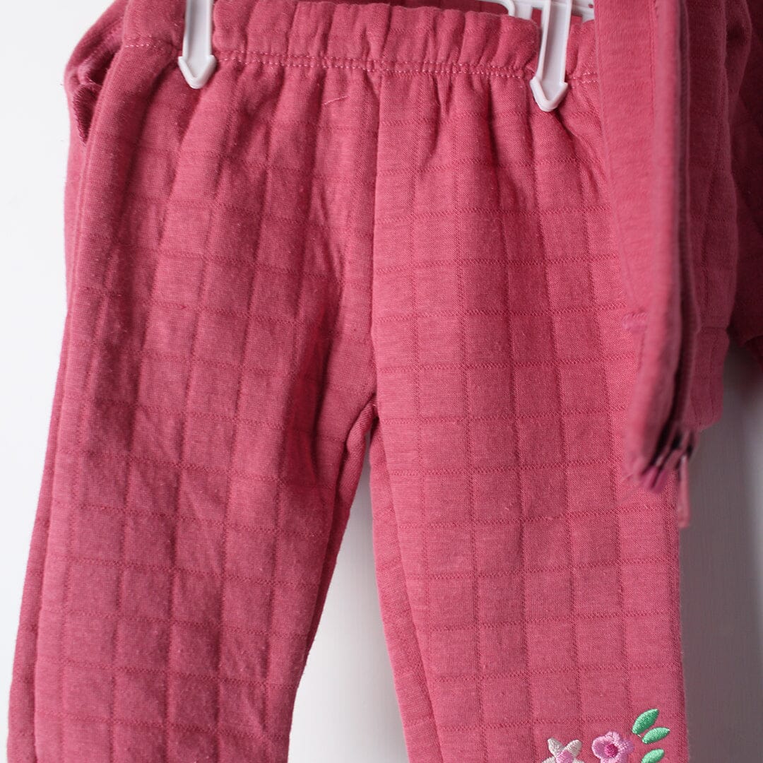 Elegant Pink Winter Girls 3Pc Romper Set Romper Set Iluvlittlepeople 