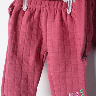 Elegant Pink Winter Girls 3Pc Romper Set Romper Set Iluvlittlepeople 