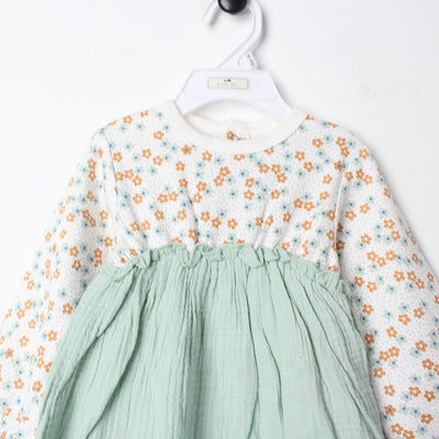 Elixir Green Winter Girls Romper Romper Iluvlittlepeople 