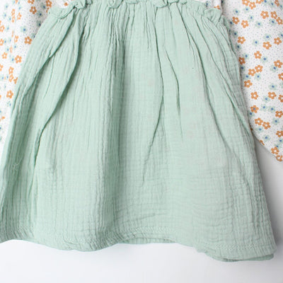 Elixir Green Winter Girls Romper Romper Iluvlittlepeople 