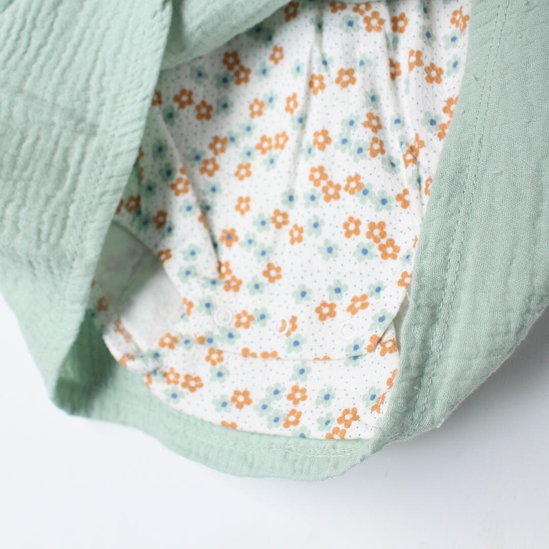 Elixir Green Winter Girls Romper Romper Iluvlittlepeople 