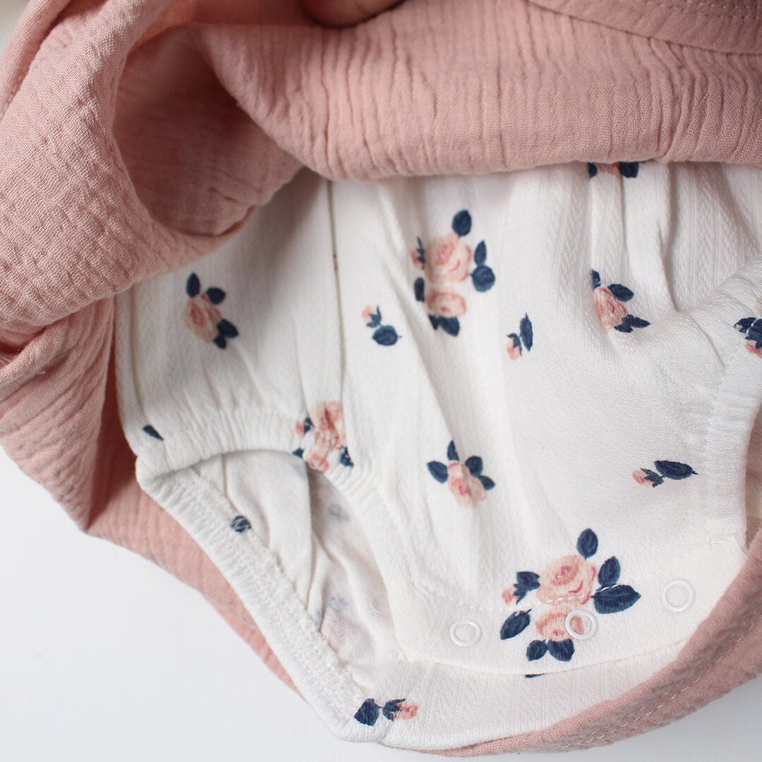 Sweet Pink Winter Girls Romper Romper Iluvlittlepeople 