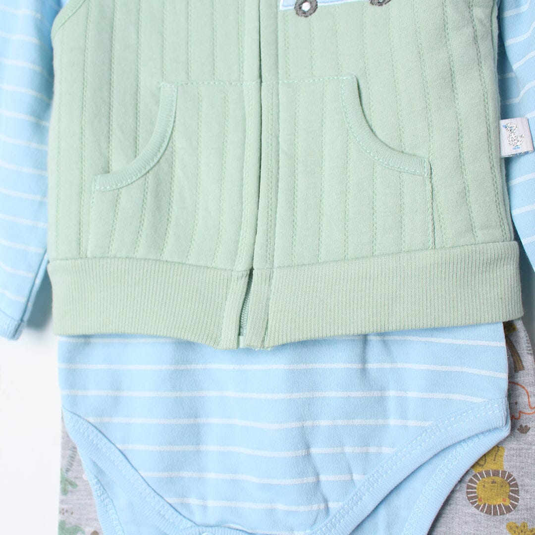 Stylish Multi Themed Winter 3Pc Kids Romper Set Romper Set Iluvlittlepeople 