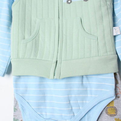 Stylish Multi Themed Winter 3Pc Kids Romper Set Romper Set Iluvlittlepeople 