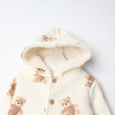 Stylish Off White Winter 3Pc Kids Romper Set Romper Set Iluvlittlepeople 