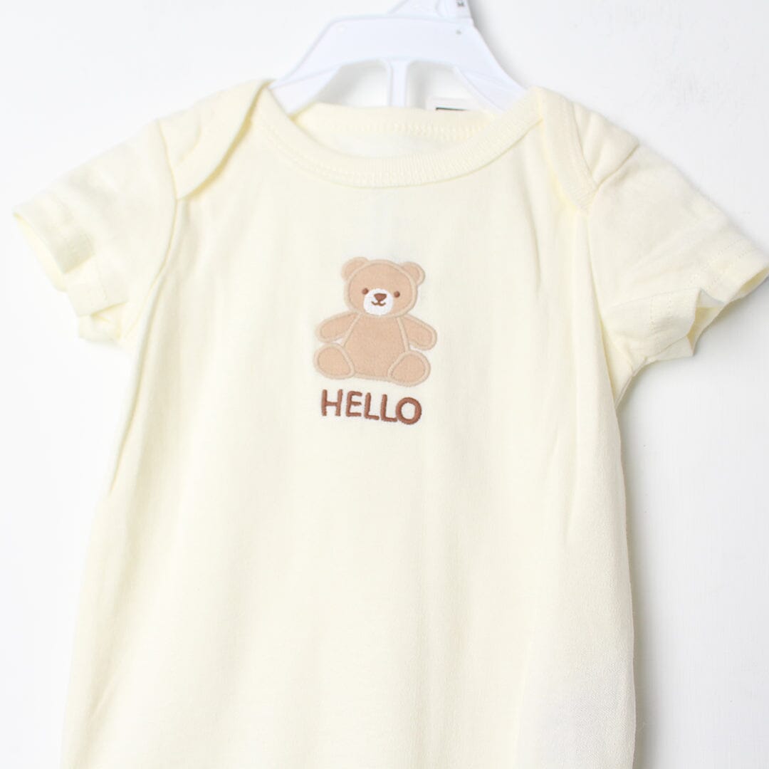 Stylish Off White Winter 3Pc Kids Romper Set Romper Set Iluvlittlepeople 