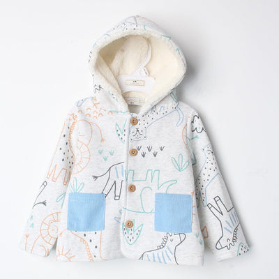 Stylish Grey Winter 3Pc Kids Romper Set Romper Set Iluvlittlepeople 