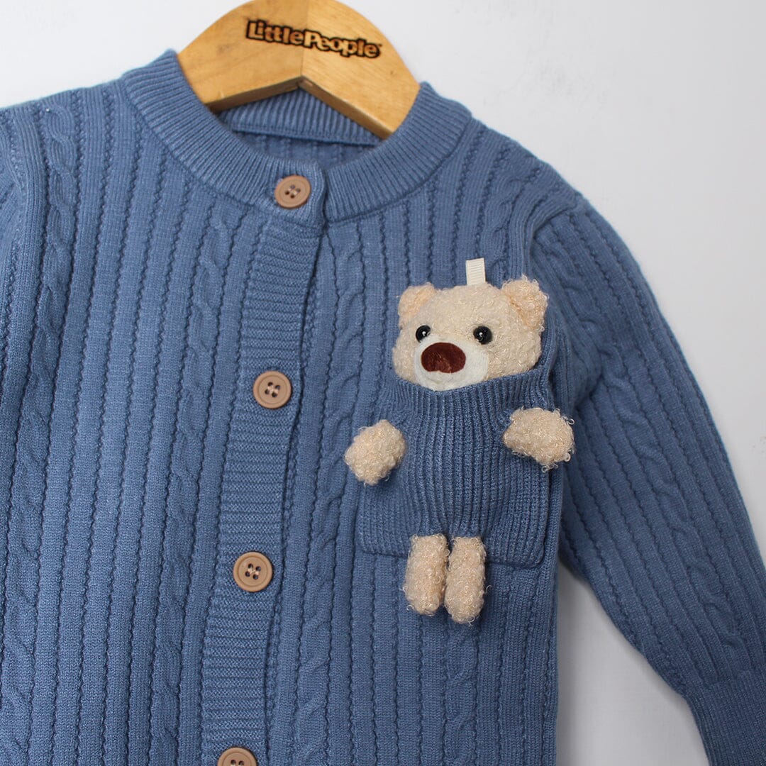 Cozy Blue Winter Kids Romper Romper Iluvlittlepeople 