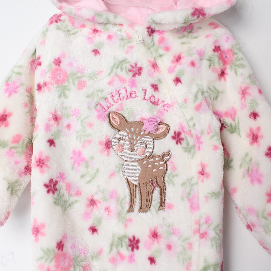 Cozy Off White Winter Girls Romper Romper Iluvlittlepeople 