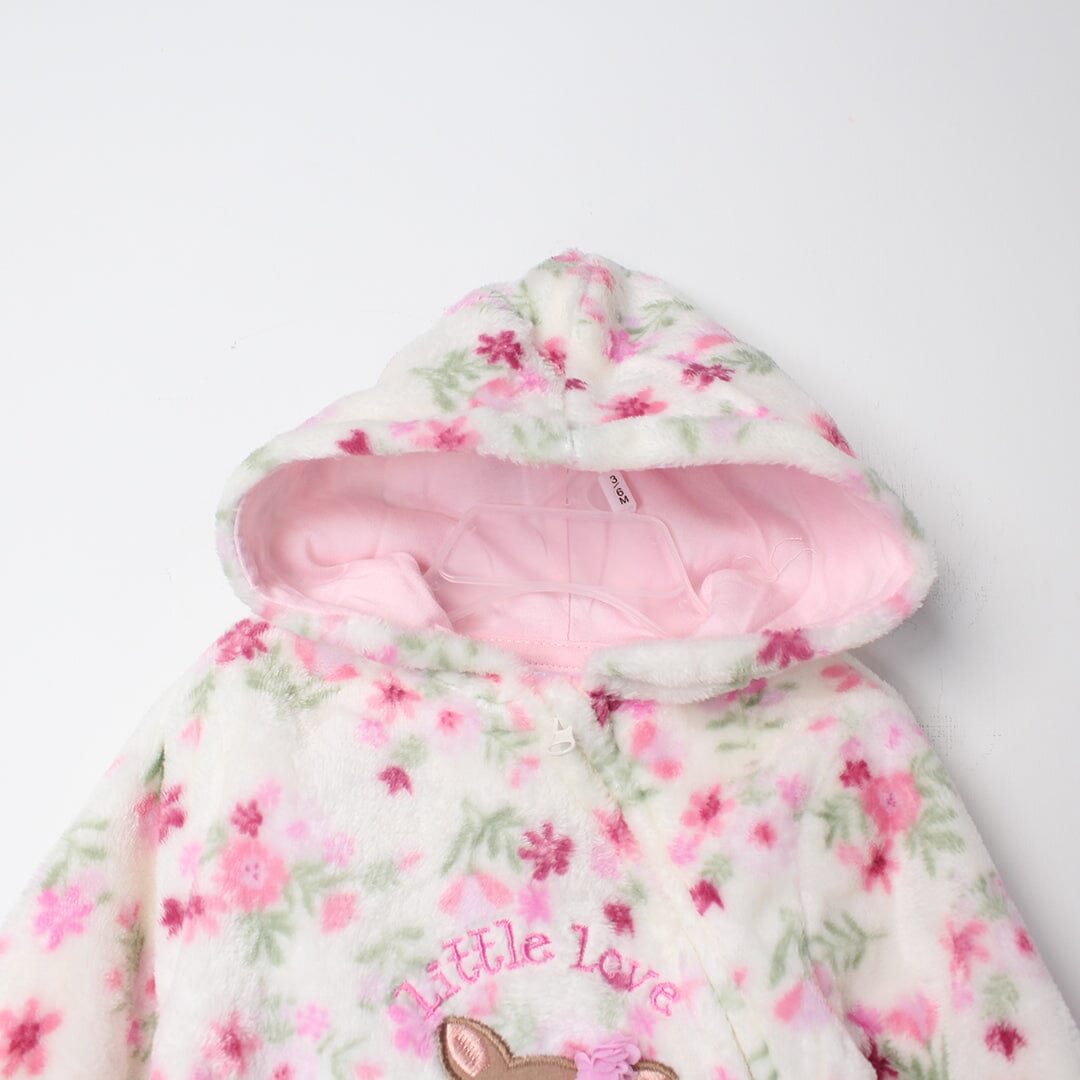 Cozy Off White Winter Girls Romper Romper Iluvlittlepeople 