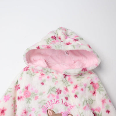 Cozy Off White Winter Girls Romper Romper Iluvlittlepeople 