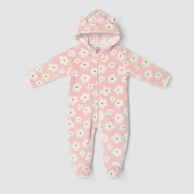 Inspire Pink Winter Girls Romper Romper Iluvlittlepeople 0-3 Months Pink Winter