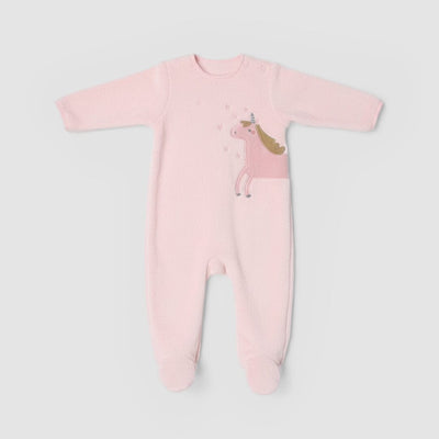Inspire Pink Winter Girls Romper Romper Iluvlittlepeople 0-3 Months Pink Winter