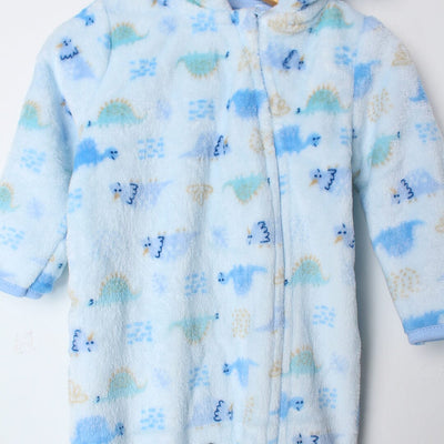 Cozy Blue Winter Kids Romper Romper Iluvlittlepeople 