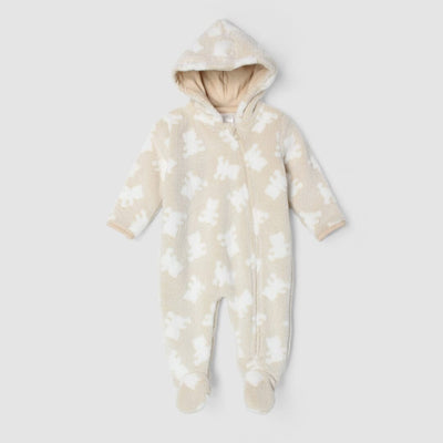Stylish Beige Winter Kids Romper Romper Iluvlittlepeople 0-3 Months Beige Winter