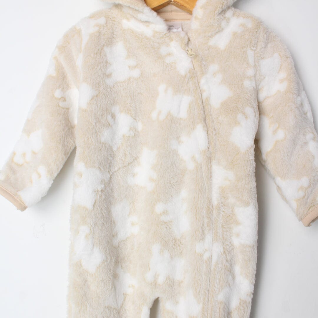 Stylish Beige Winter Kids Romper Romper Iluvlittlepeople 