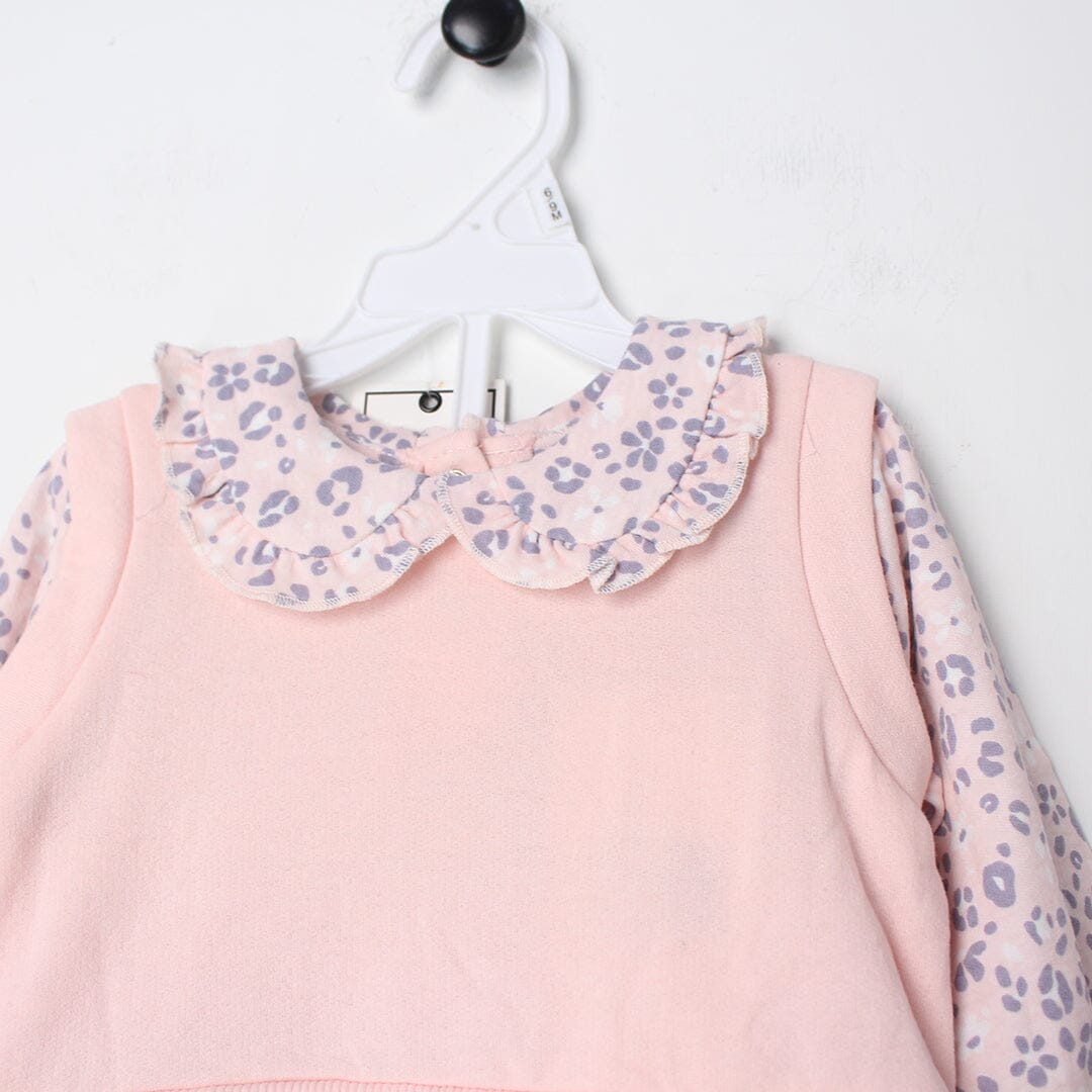 Stylish Pink Winter Girls 3Pc Romper Set Romper Set Iluvlittlepeople 