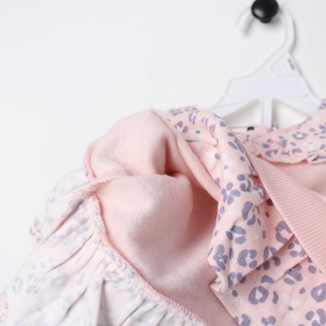 Stylish Pink Winter Girls 3Pc Romper Set Romper Set Iluvlittlepeople 