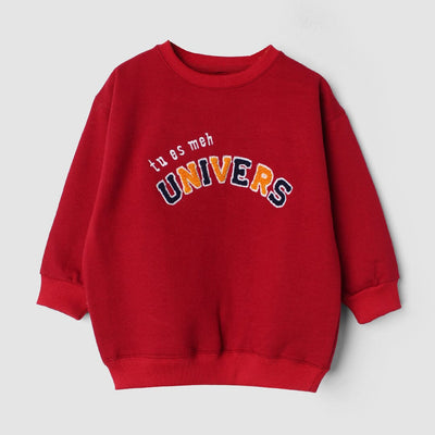 Fancy Redish Themed Kids Sweatshirt Sweatshirt Iluvlittlepeople 6-9 Months Red Winter