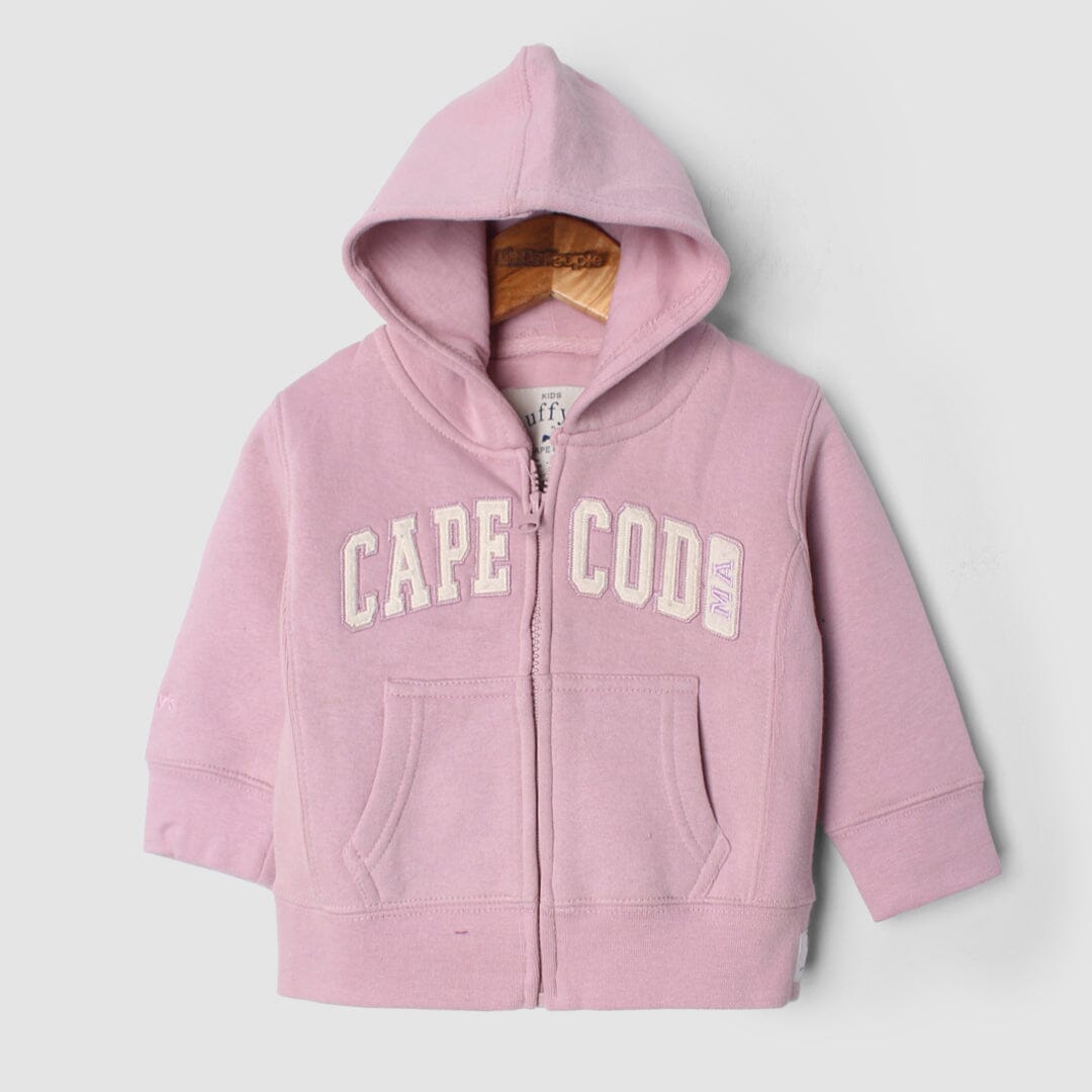 Stylish Pink Themed Girls Hoodie Hoodie Iluvlittlepeople 9-12 Months Pink Winter