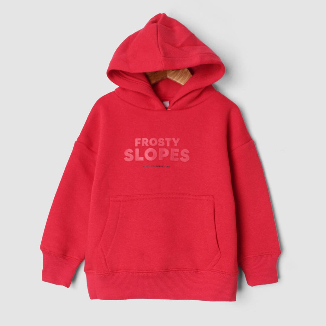 Dashing Red Themed Boys Hoodie Hoodie Iluvlittlepeople 3-4 Years Red Winter