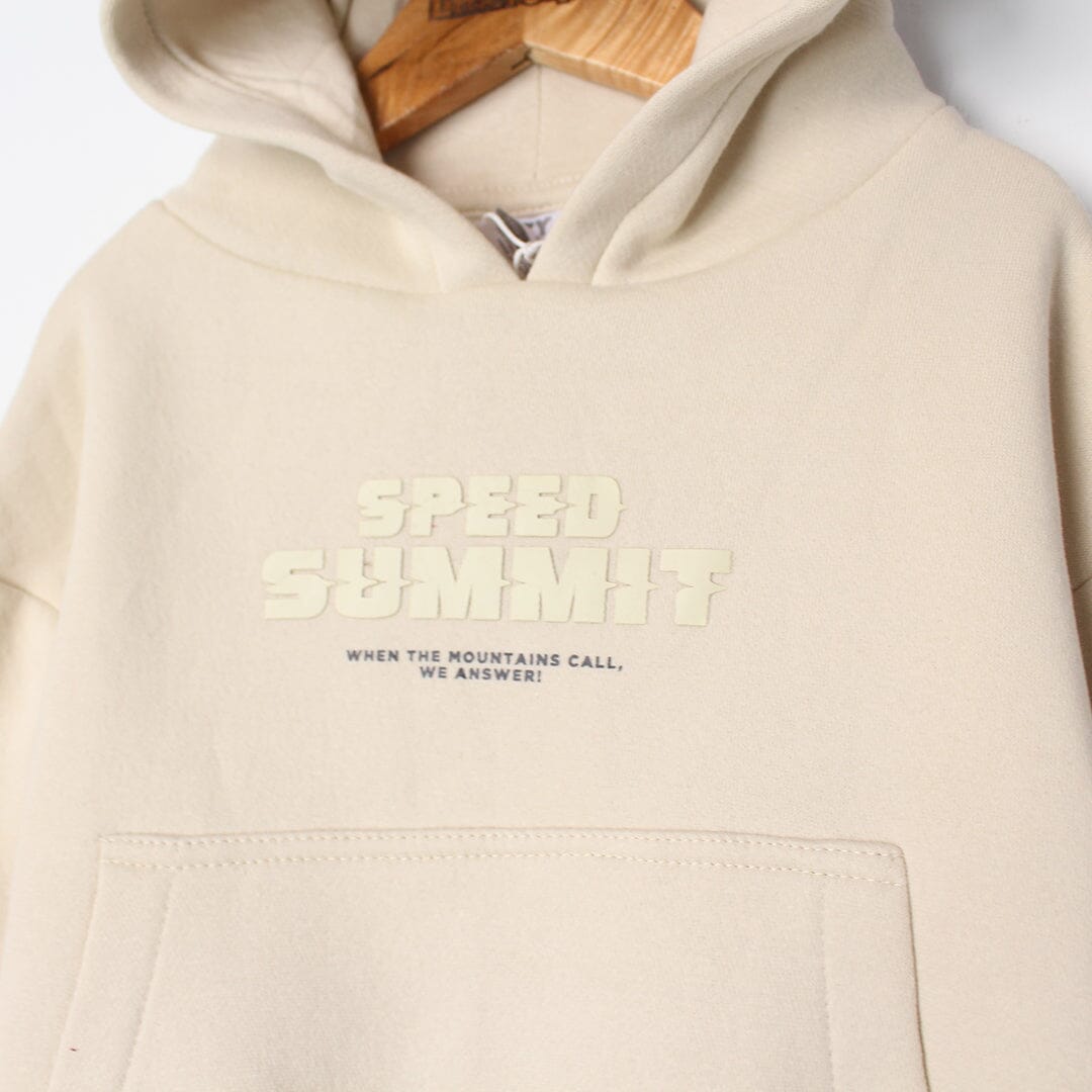 Admire Beige Themed Boys Hoodie Hoodie Iluvlittlepeople 
