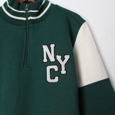 Stylish Green Themed Boys Zipper Jacket Iluvlittlepeople 