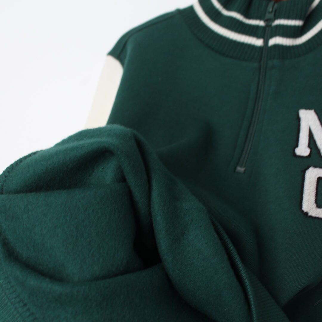 Stylish Green Themed Boys Zipper Jacket Iluvlittlepeople 