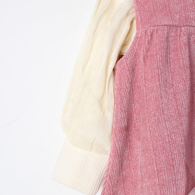 Sweet Pink Themed Girls Frock Set Frock Iluvlittlepeople 