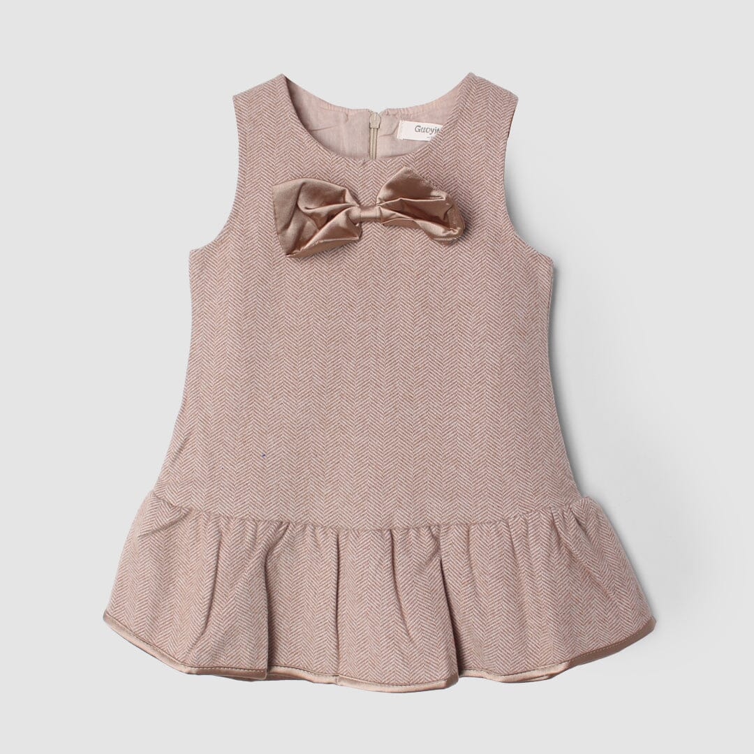 Urge Peach Themed Girls Frock Frock Iluvlittlepeople 9-12 Months Peach Winter