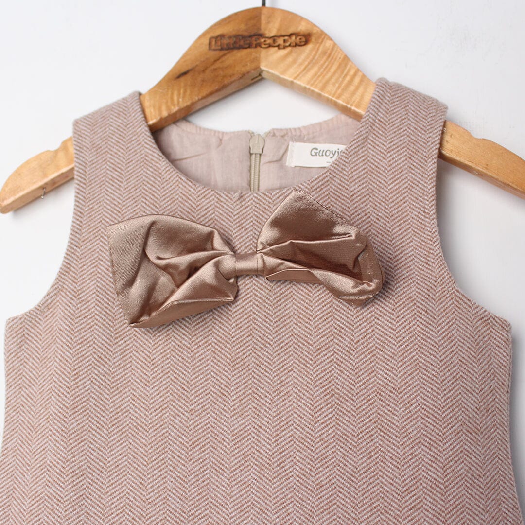 Urge Peach Themed Girls Frock Frock Iluvlittlepeople 