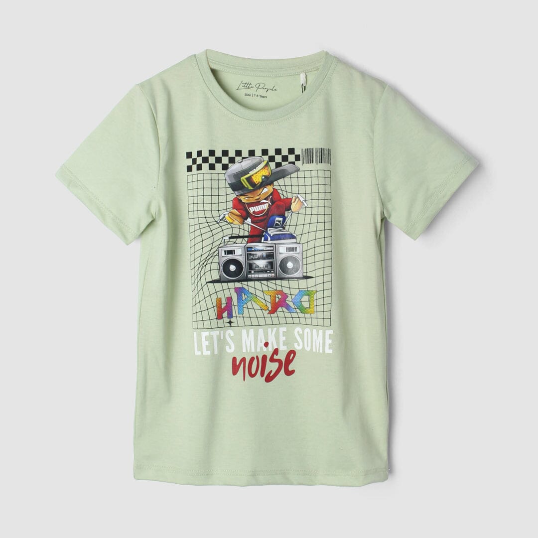 Fancy Aqua Themed Boys T-Shirt T-Shirt Iluvlittlepeople 3-4 Years Aqua Summer
