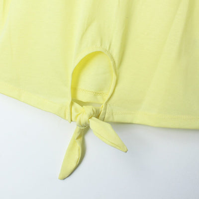 Futuristic Yellow Themed Girls T-Shirt T-Shirt Iluvlittlepeople 