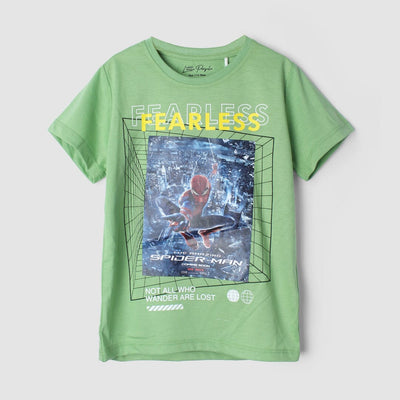 Fancy Green Themed Boys T-Shirt T-Shirt Iluvlittlepeople 7-8 Years Green Summer