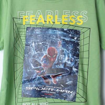 Fancy Green Themed Boys T-Shirt T-Shirt Iluvlittlepeople 