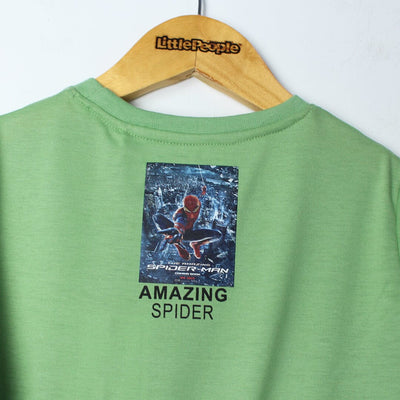 Fancy Green Themed Boys T-Shirt T-Shirt Iluvlittlepeople 