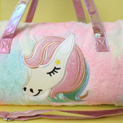 Stylish Fluffy Stuff Multi Themed Duffle Bag Duffle Bag Iluvlittlepeople 